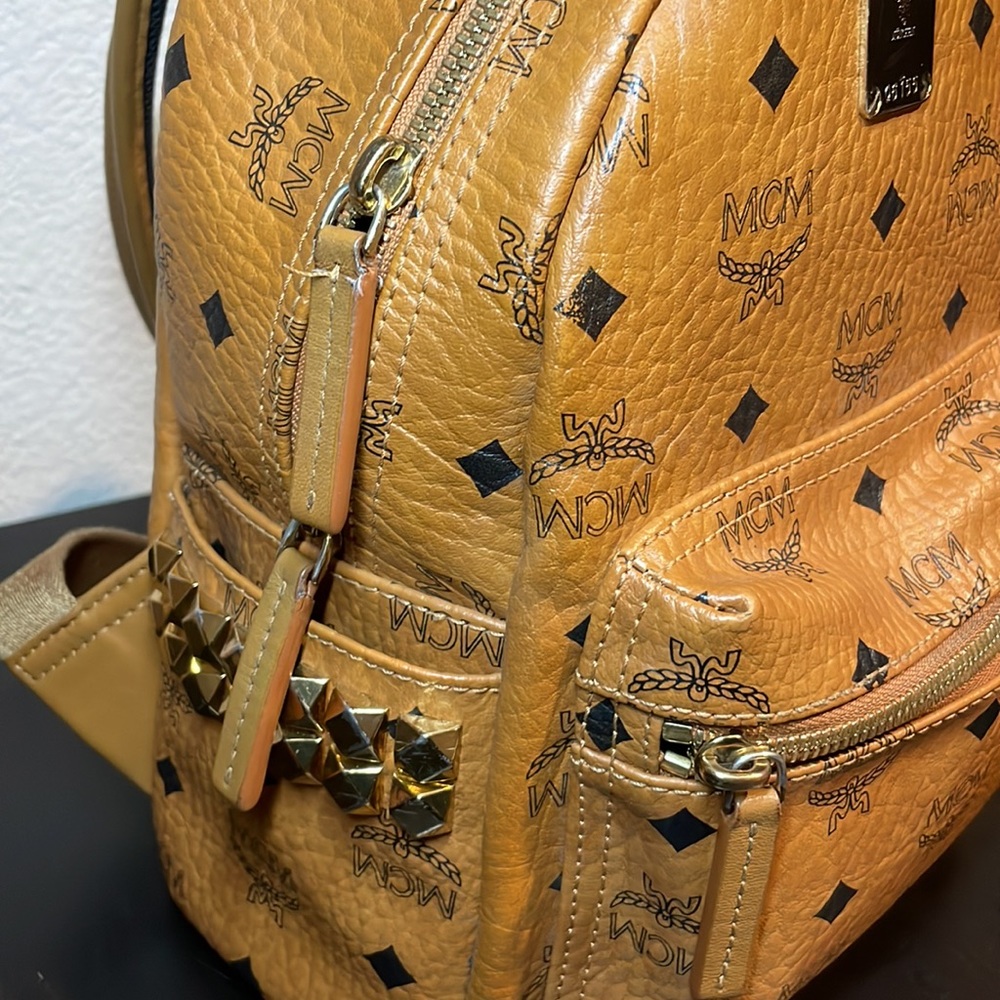 Mcm Mini Stark Side Studded Backpack - image 7